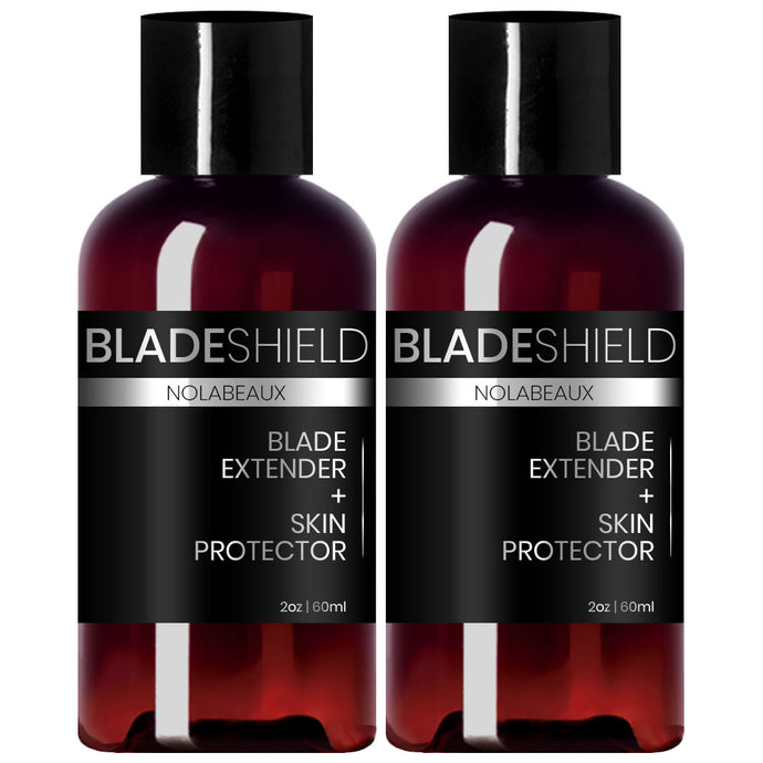 2 Bottles of BladeShield All Natural Shaving Oil